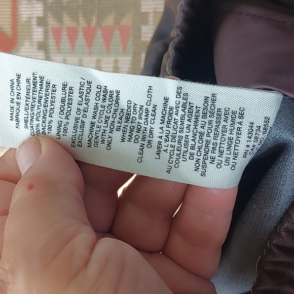 Avec Les Filles Faux Leather Joggers Brown Size Medium - Picture 9 of 9